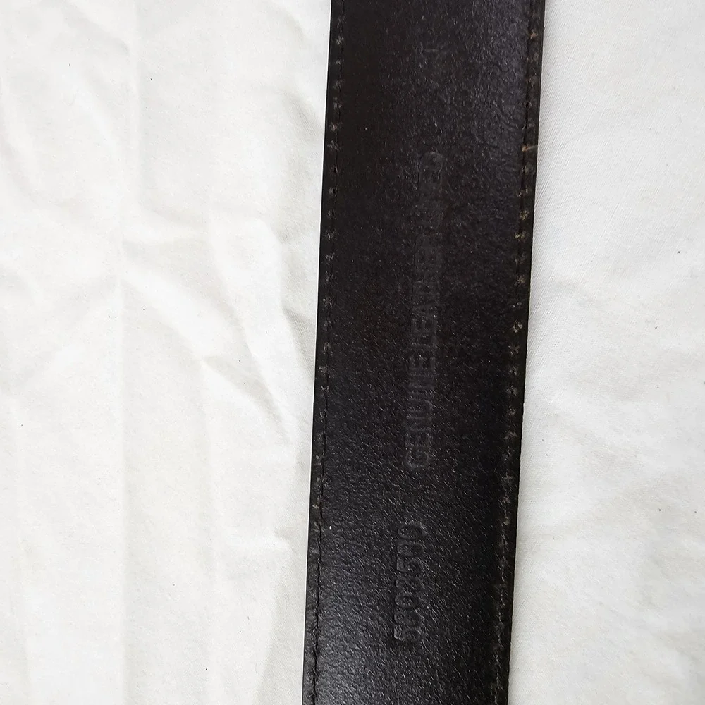 Brown and‎ Camo Mens Leather Belt Size 44 Outdoor Hunting Casual Country